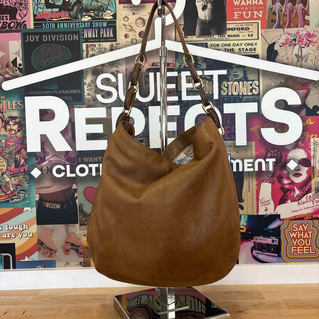 Michael Kors Tan Leather Preloved Handbag