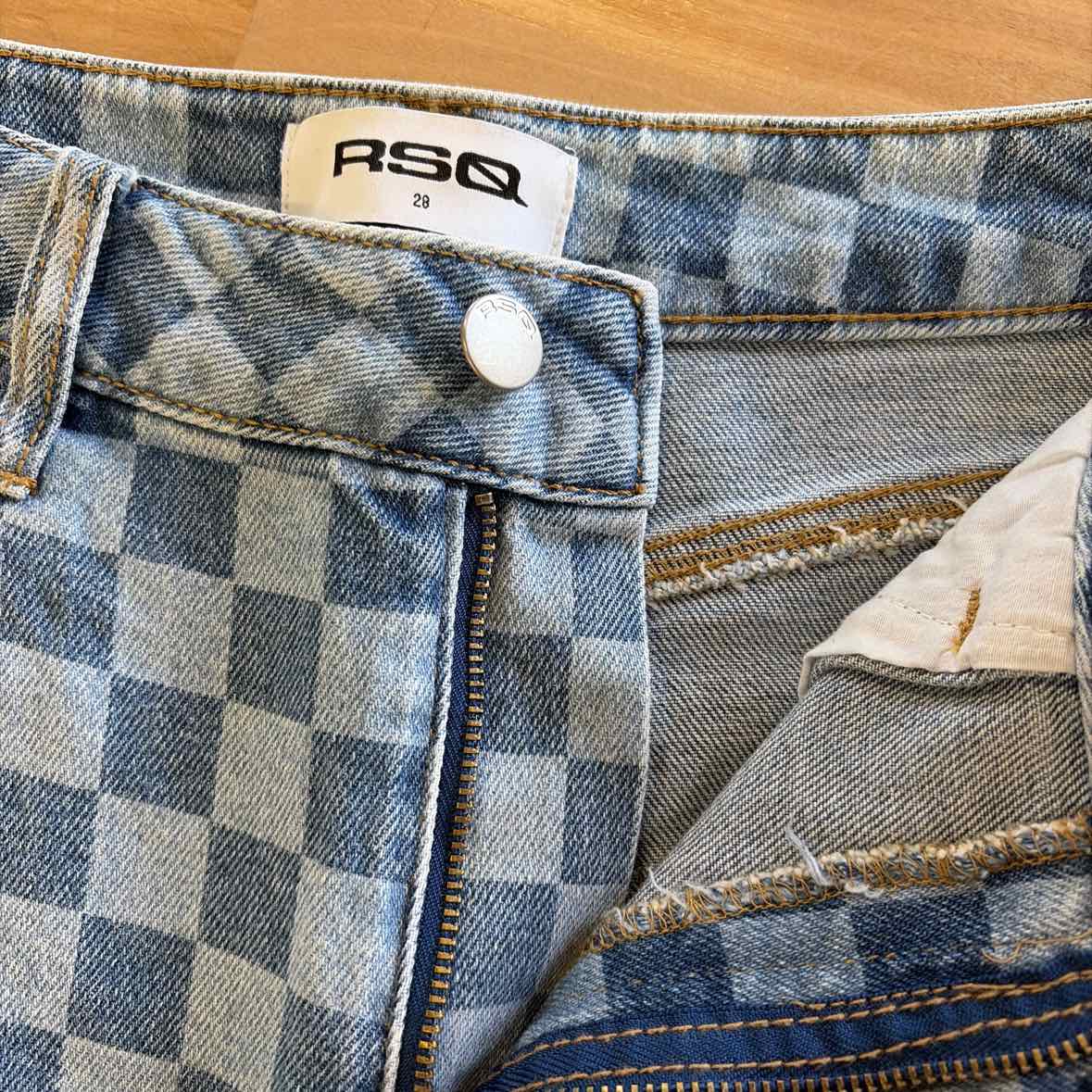 RSQ Women Size 28 Blue Preloved Shorts