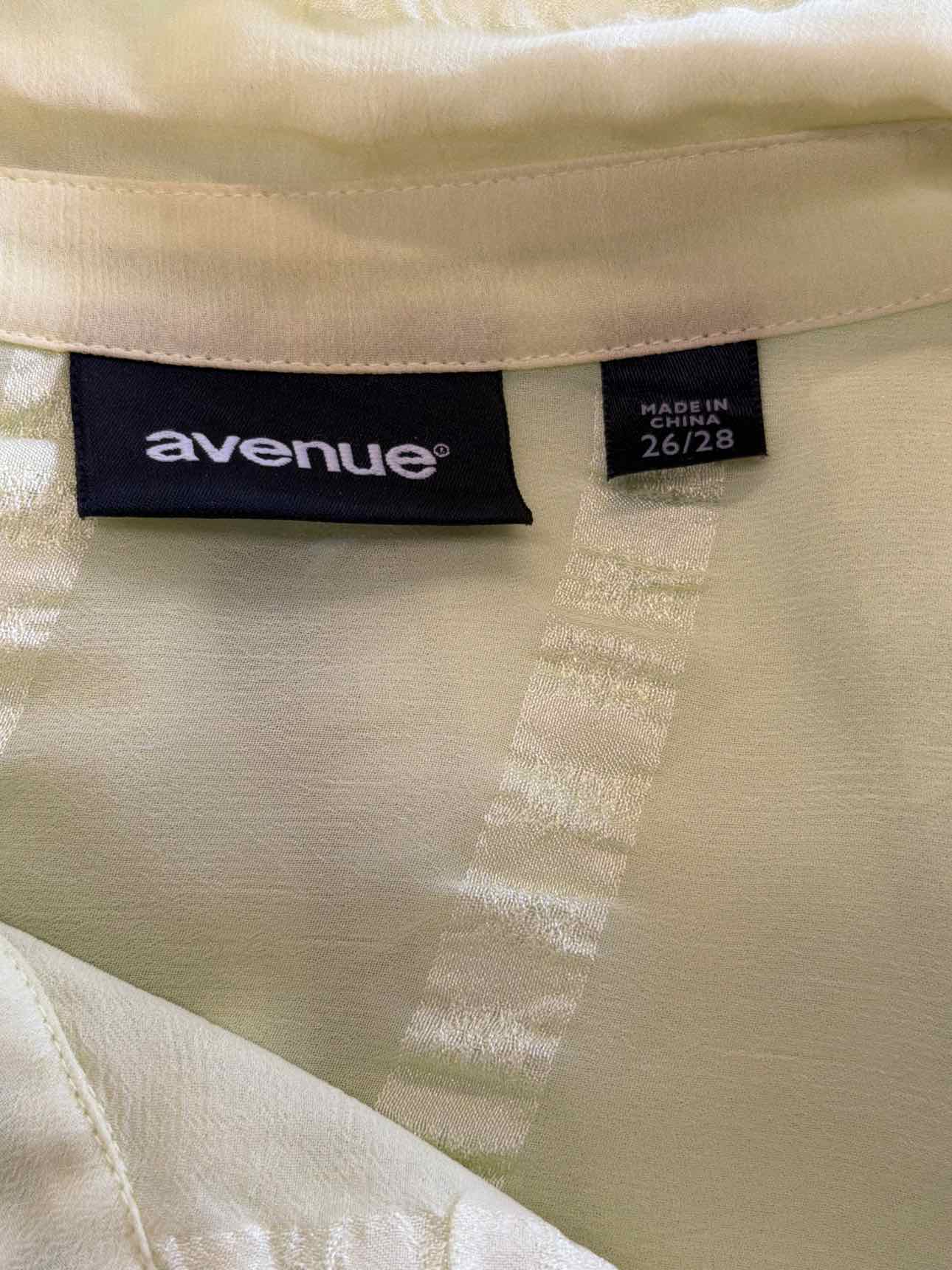 Avenue Size 26/28 Green Beaded 2 pc sets