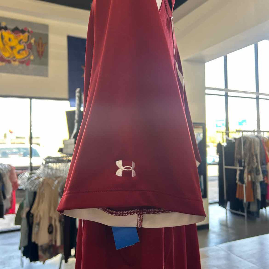 Under Armour Size XXL Red Preloved MENS Polo