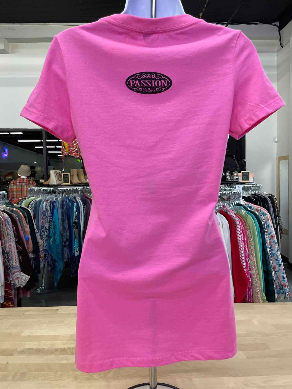 Next Level Size XS Pink T-shirt