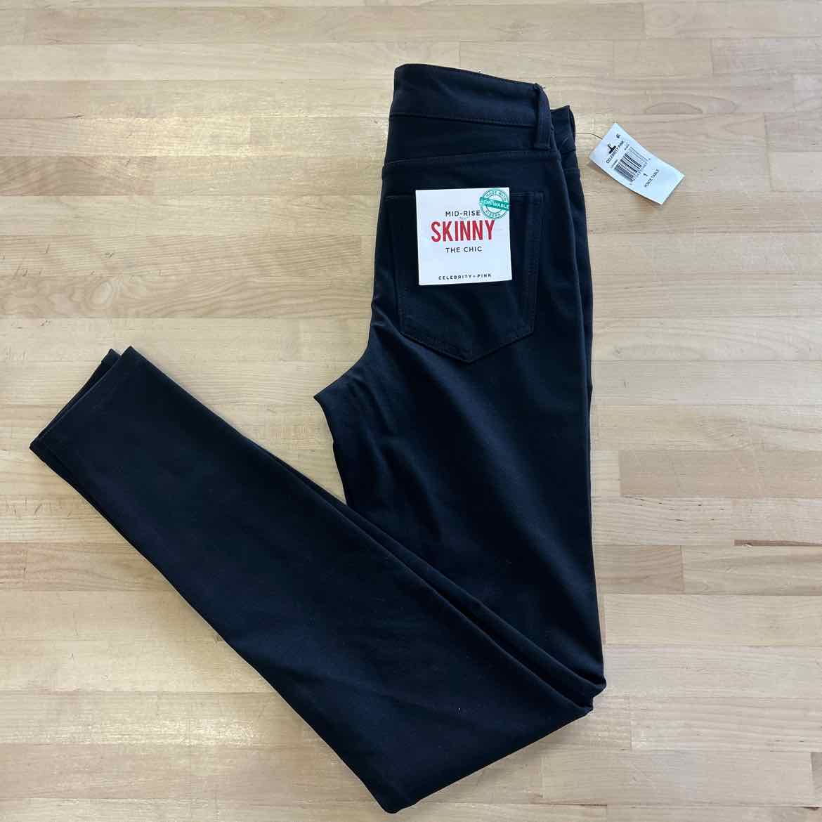 Celebrity Pink Juniors' Skinny Ponte Pants - Black