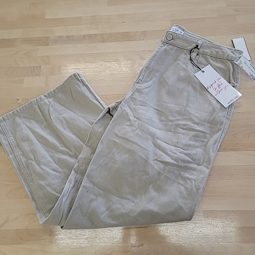 Vanilla Star Juniors' High-Rise Wide-Leg Comfy Jeans