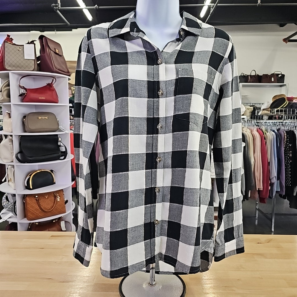 Perfect Fit Size S Black Preloved flannel