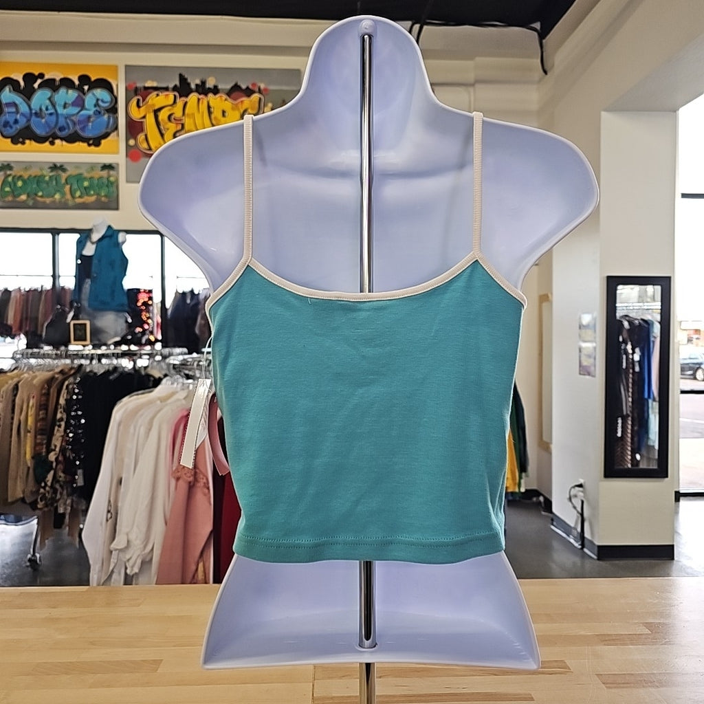 Roxy Juniors' Cotton High-Low Cropped Muscle Tank Top