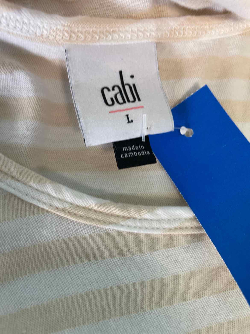 Cabi Size L Beige Tank