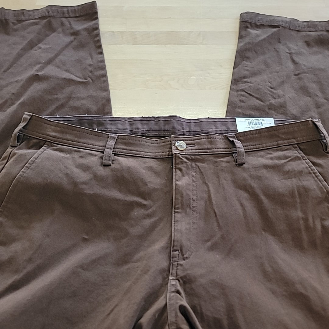 Club Room Men's Size 36 Regular-Fit Stretch Cargo Pants - Classic Brown