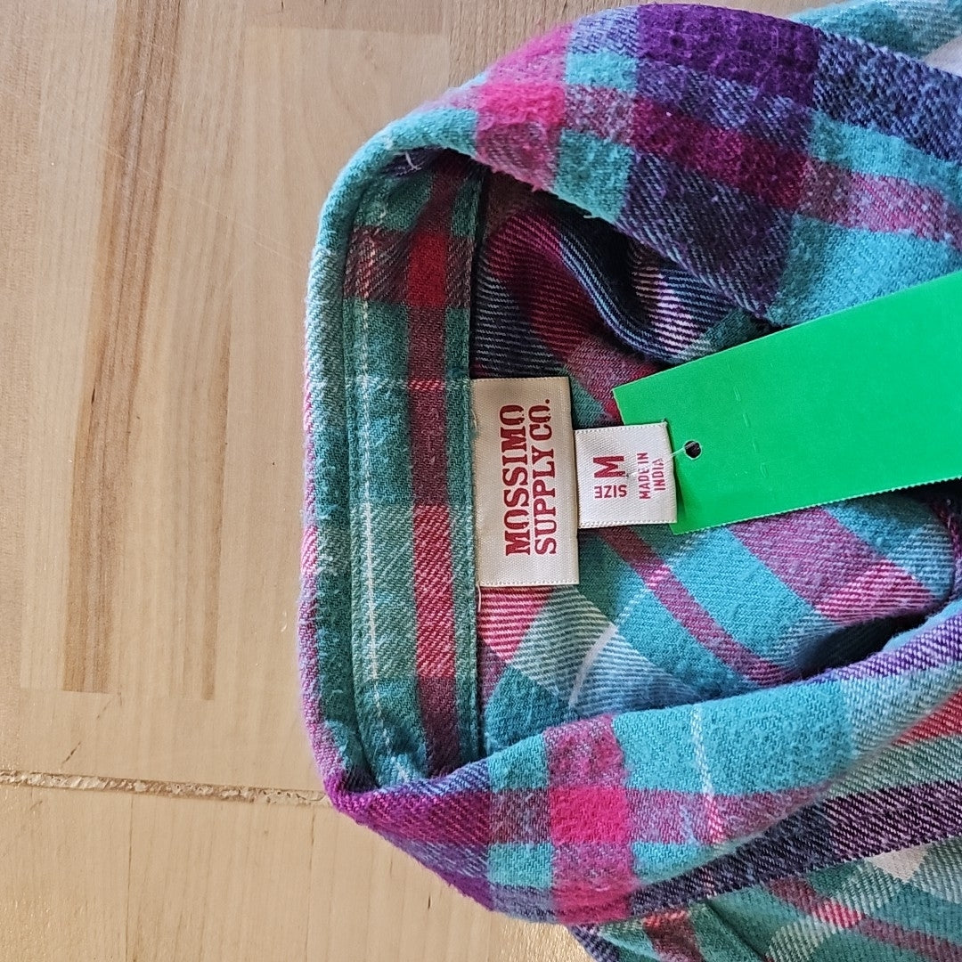 mossimo Size M Multi-Color flannel