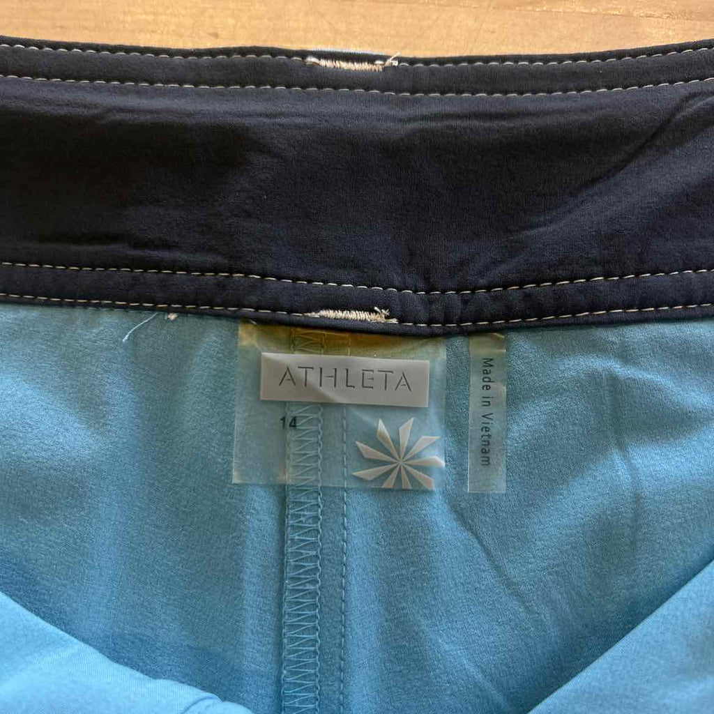 Athleta Women Size 14 Blue Preloved Skorts