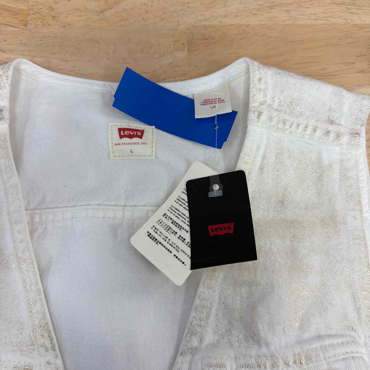Levi's Size L Levi's Coated Bella Denim Corset Top