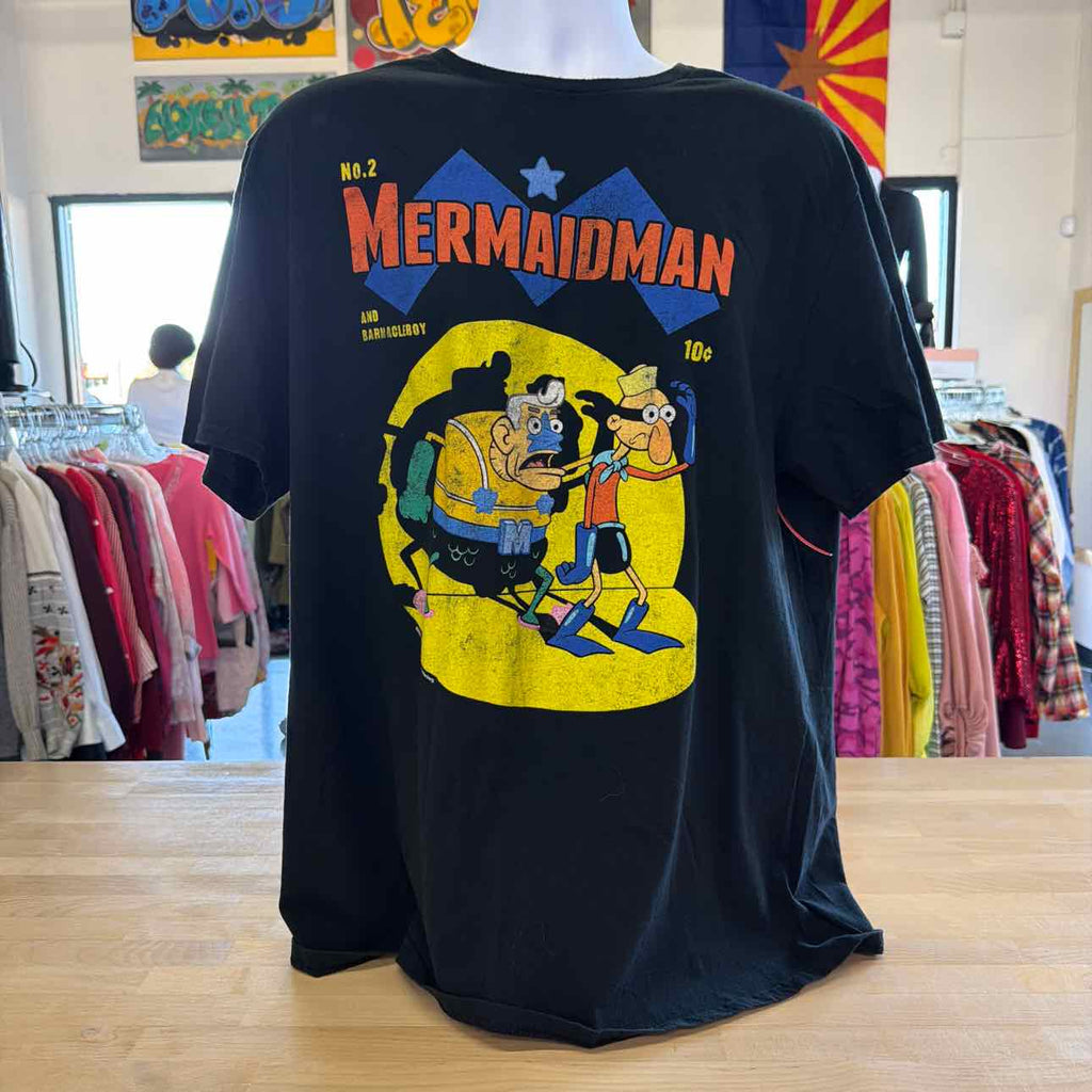 Nickelodeon Size XL Black MENS T-shirt