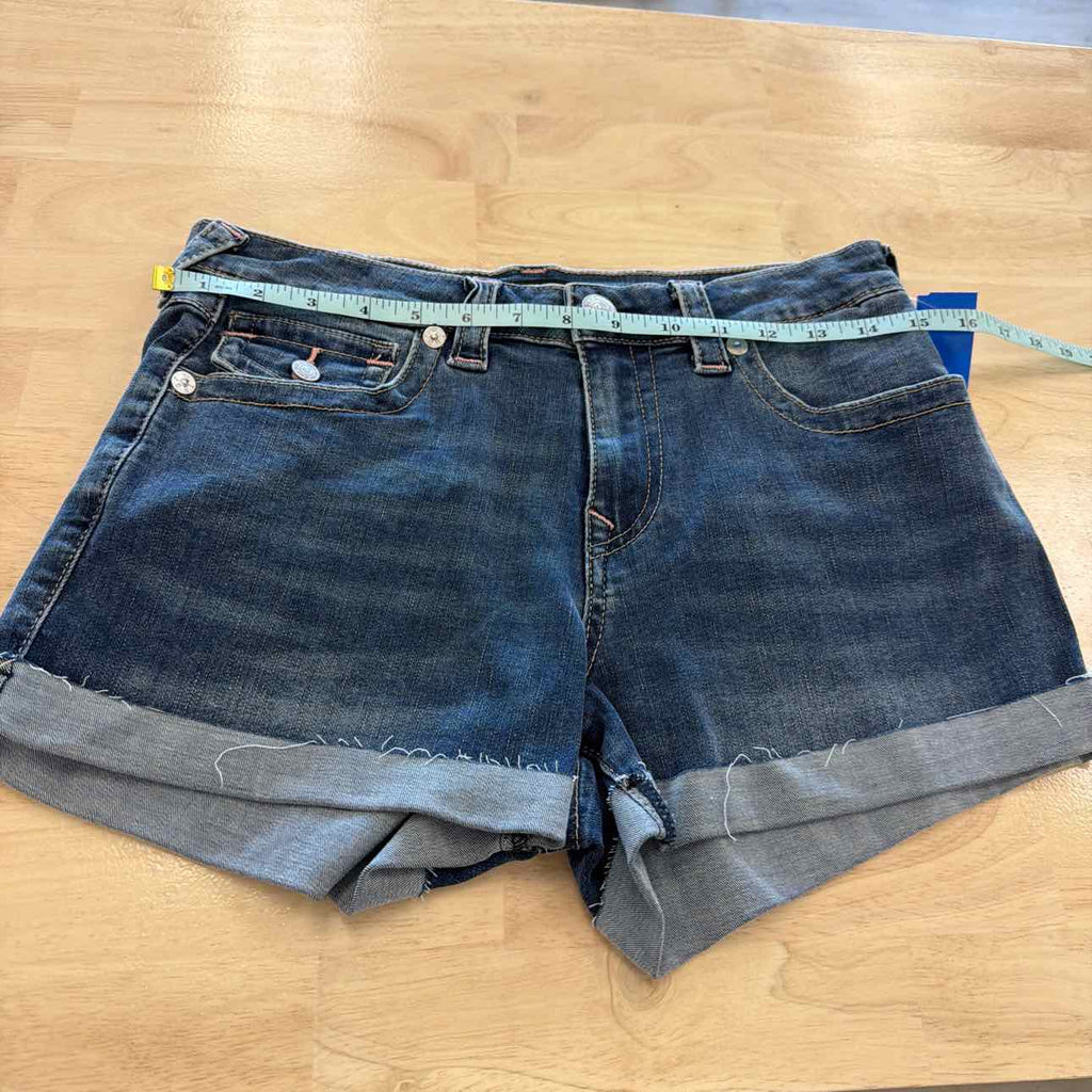 True Religion Women Size 28 Blue New Shorts