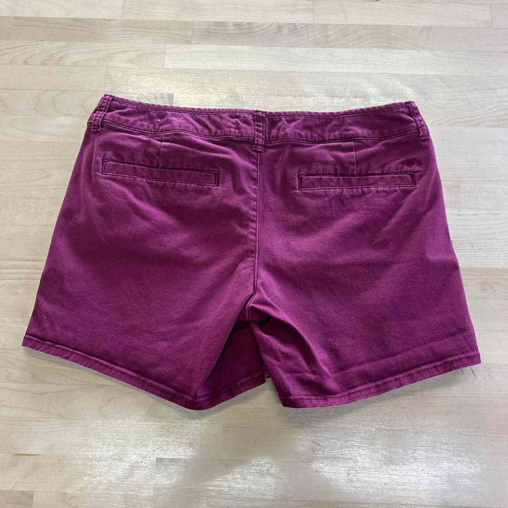 American Eagle Women Size 8 Wine Preloved Shorts