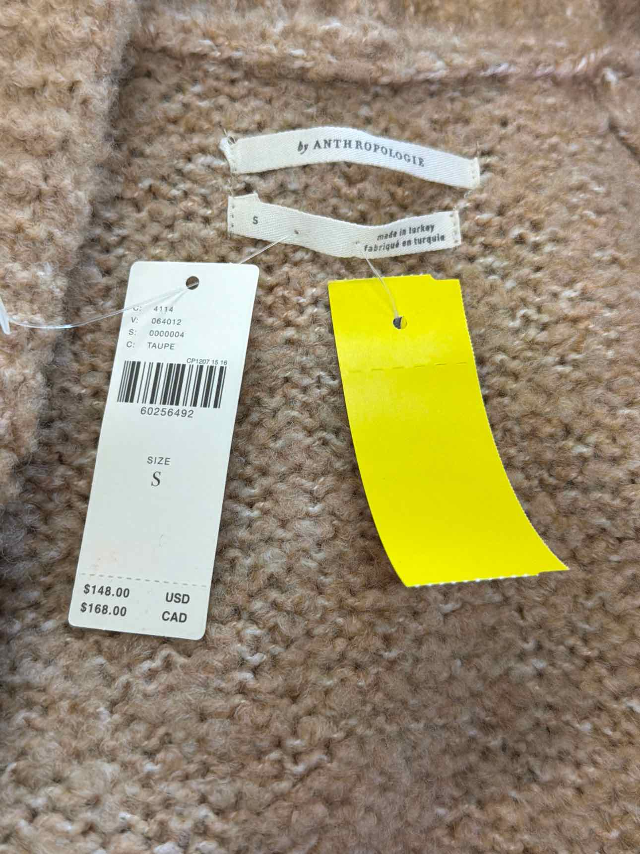 Anthropologie Size S Tan Duster