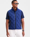 Alfani Size M Men's Welded Alfatech Contrast-Trim Full-Zip Vest