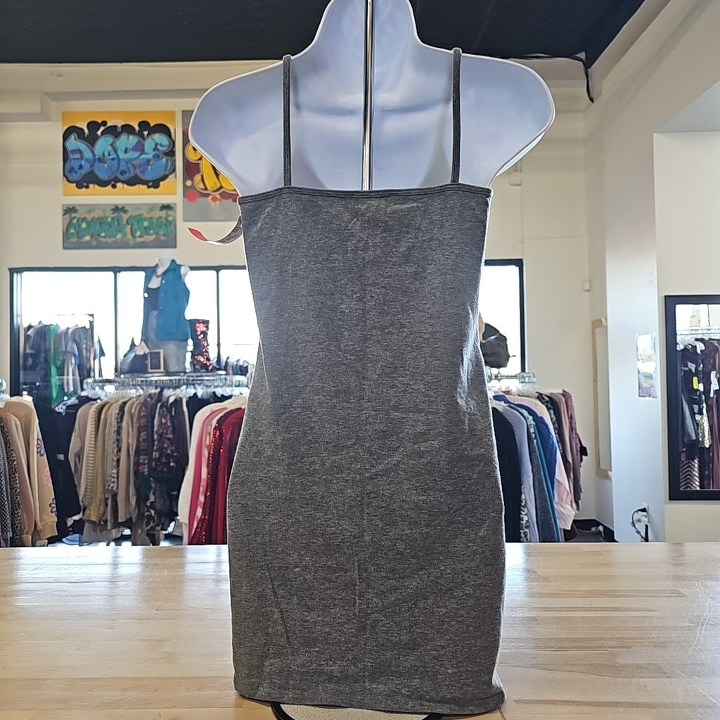 White House Black Market Size S Gray Preloved Tank