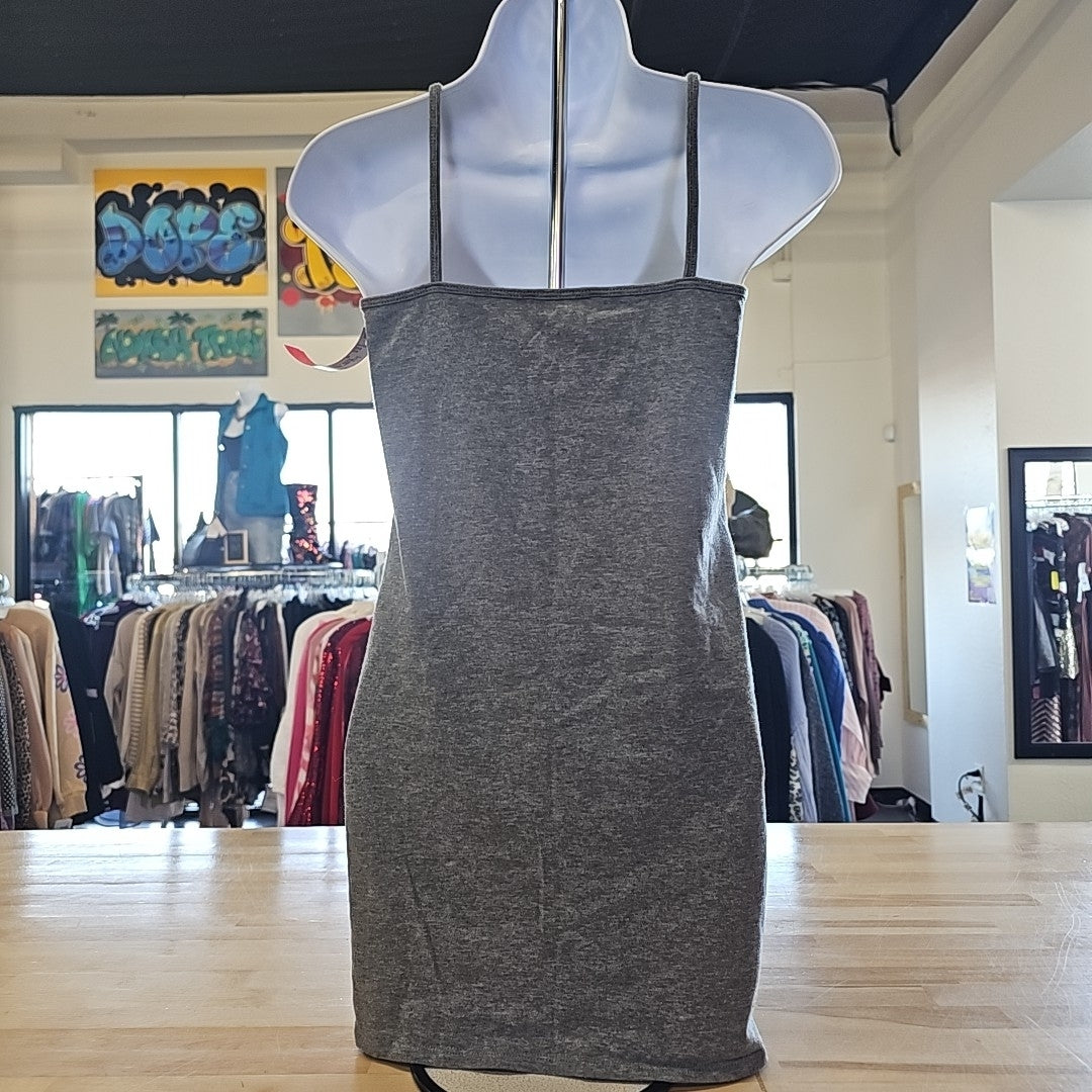 White House Black Market Size S Gray Preloved Tank