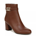 NAT Naturalizer Lottie Ankle Bootie Boots (Cappuccino Brown Faux Leather) Size 6