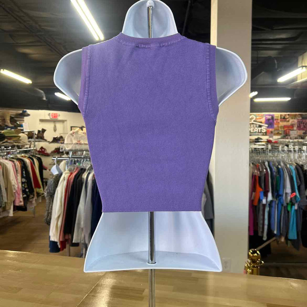 zara Size M Lilac Preloved Tank