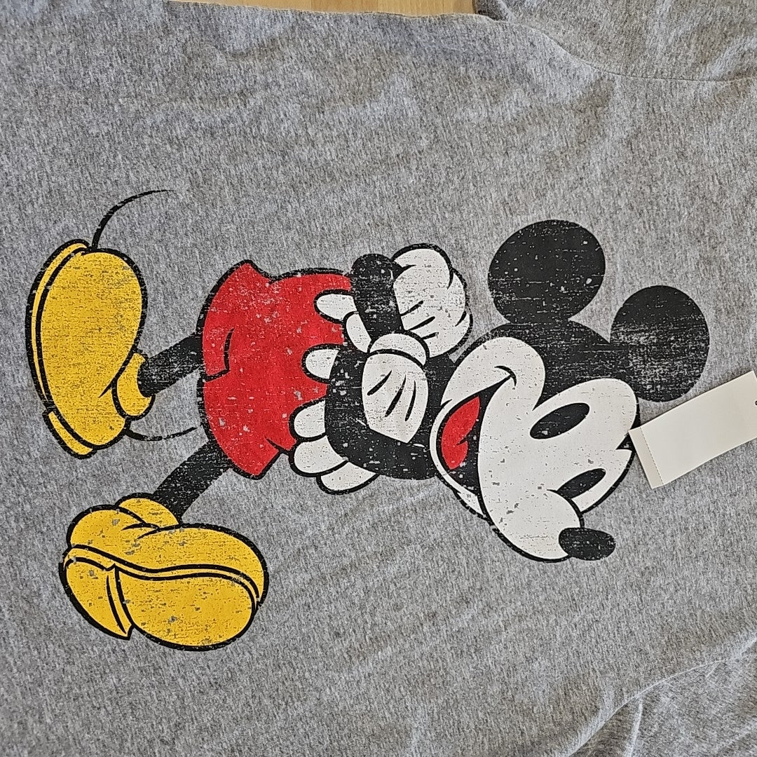 Disney Size XS Gray Shirt