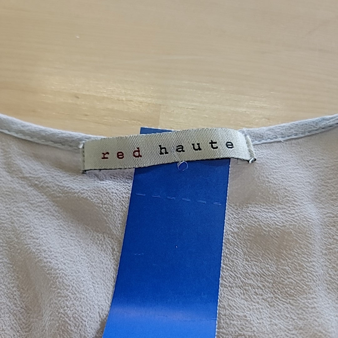 Red Haute Size One Size Gray & Blue Blouse