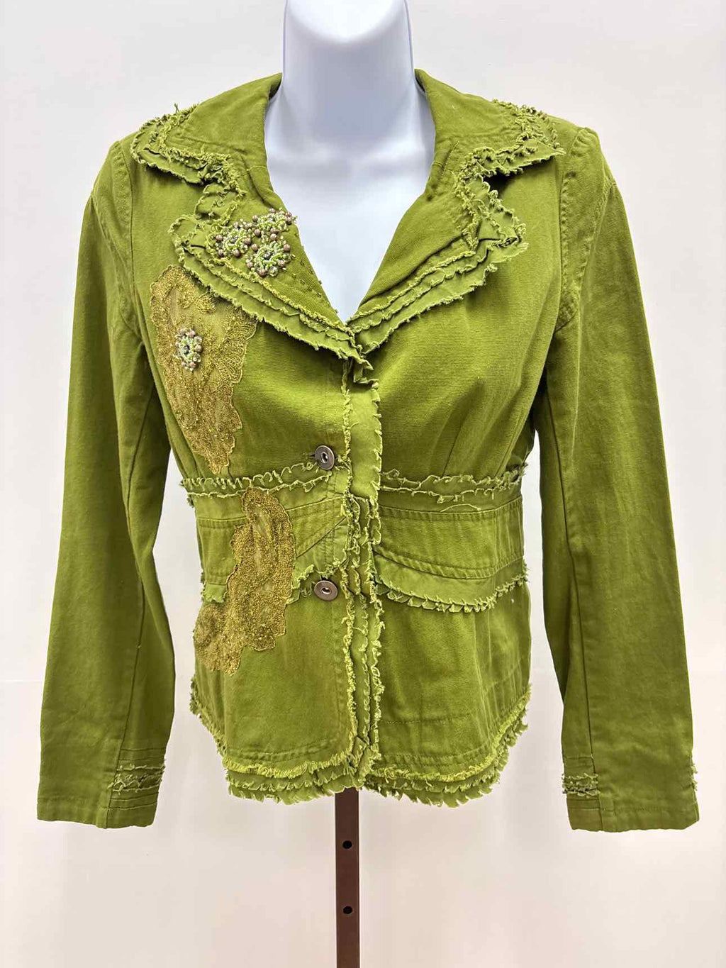 WetSeal Size S Green Blazer