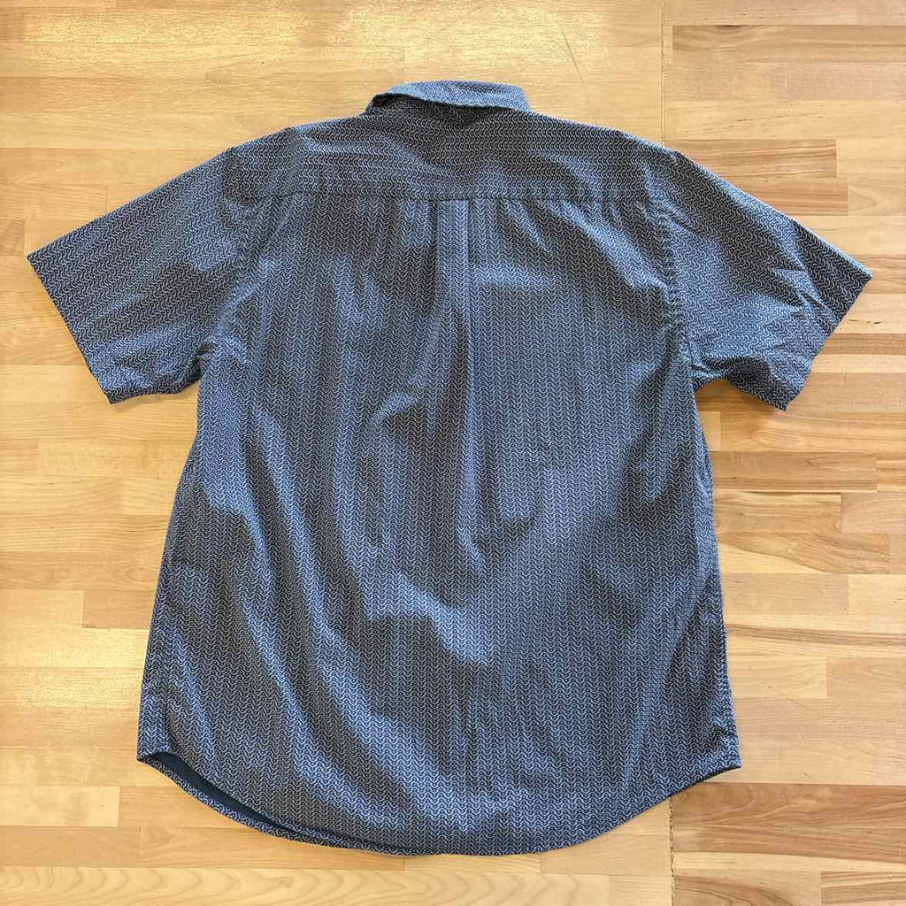dockers Men's Size M Blue MENS Button Down Shirt