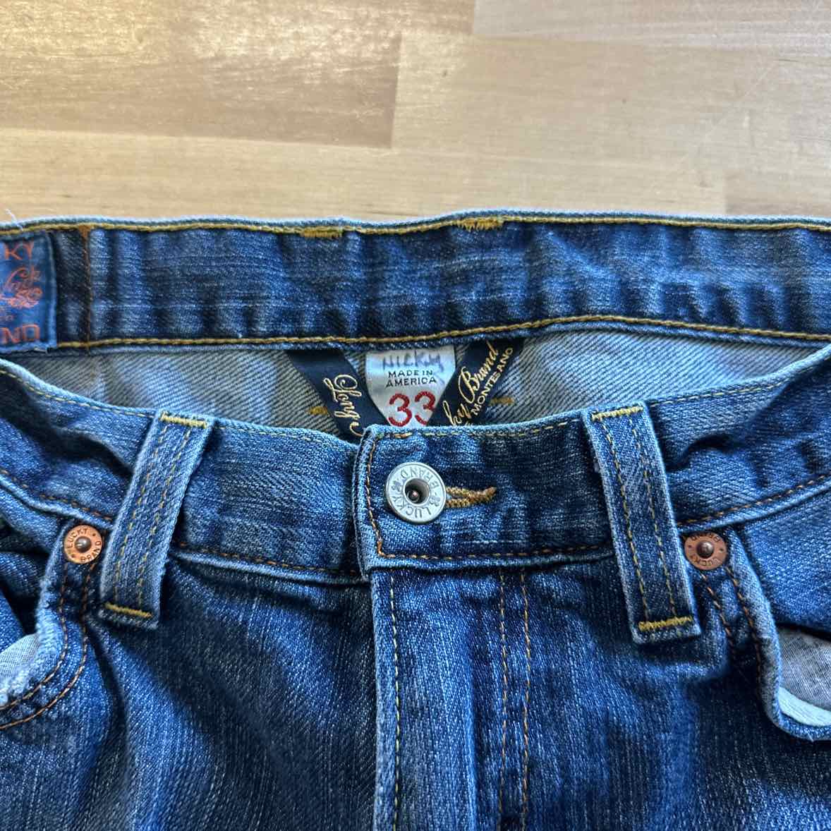 Lucky Brand Size 33 Blue MENS Jeans