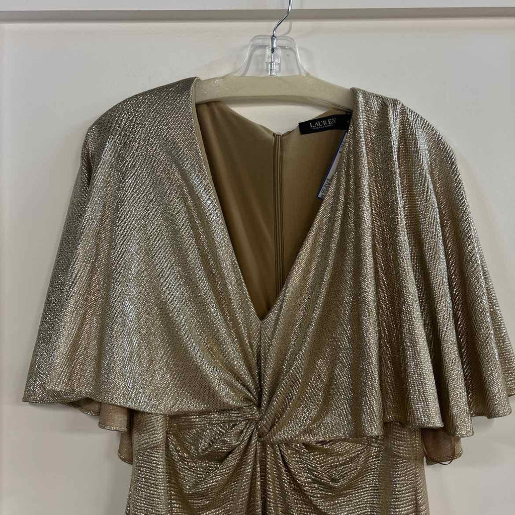 Ralph Lauren Size 8 Gold New Dress