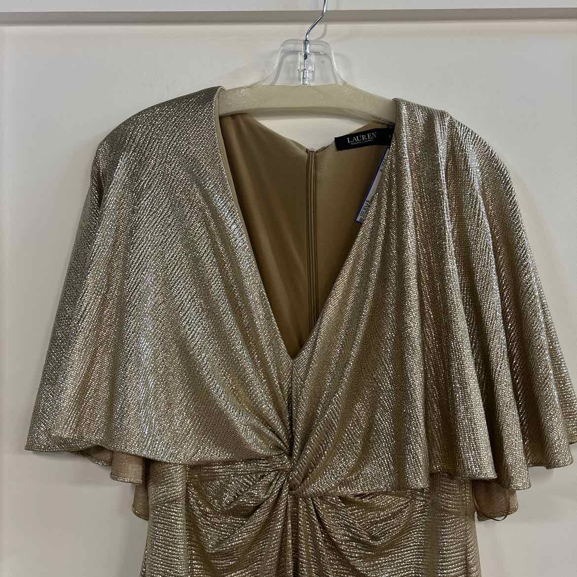 Ralph Lauren Size 8 Gold New Dress