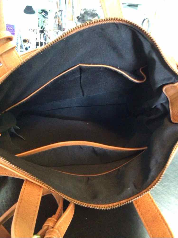 Street Level Chestnut Tote Handbag