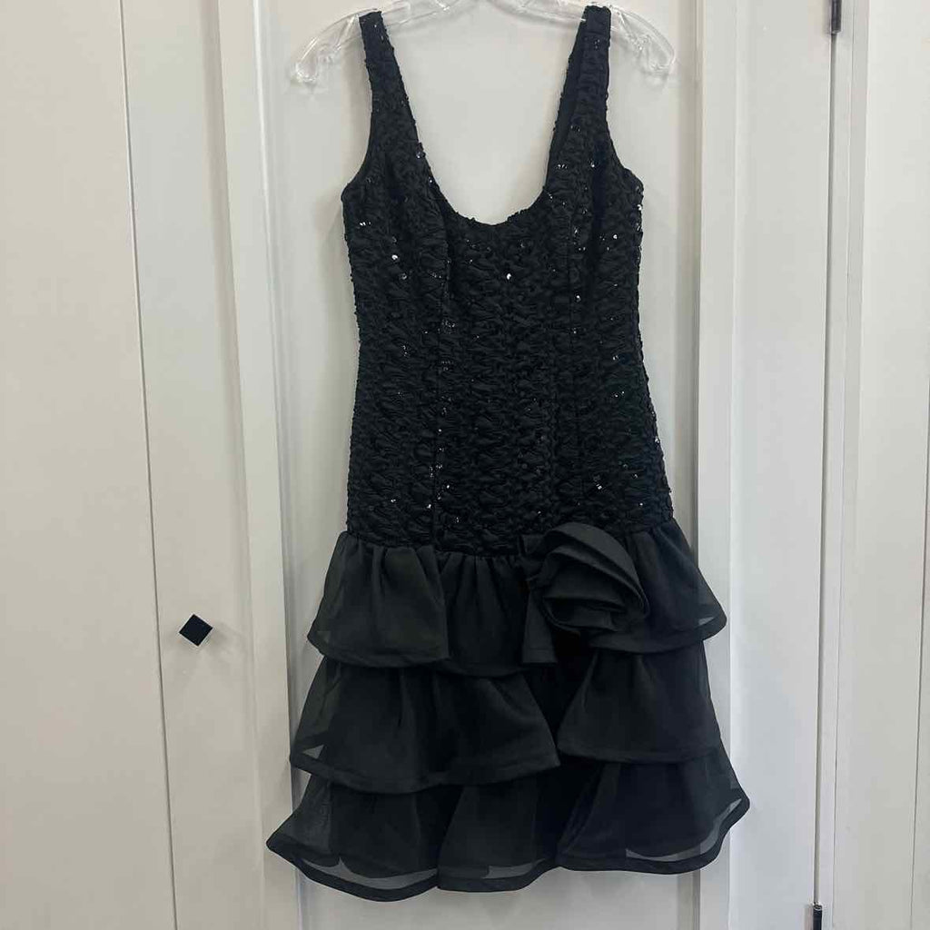 Size 4 Black Sequined Dress