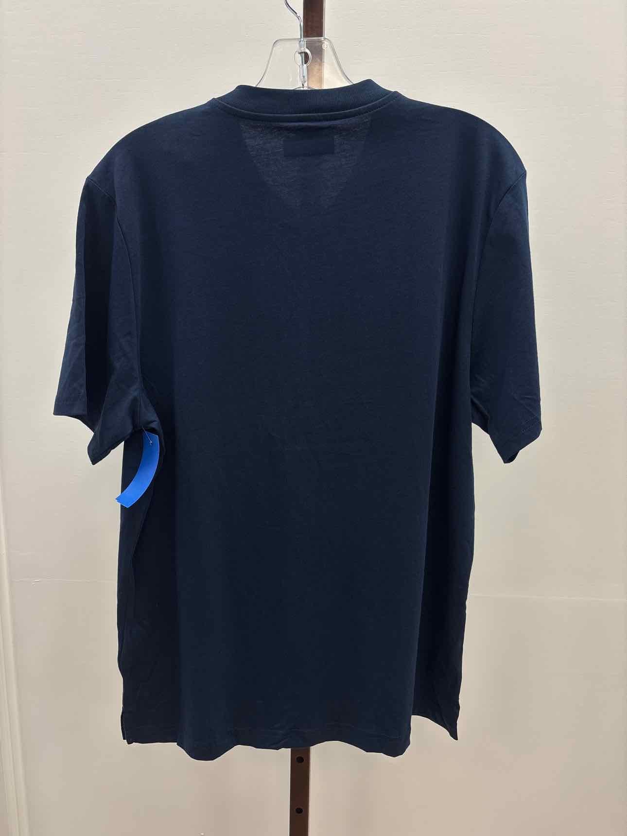 Alfani Size M Men's Short-Sleeve Mercerized Cotton Baseball Polo Shirt