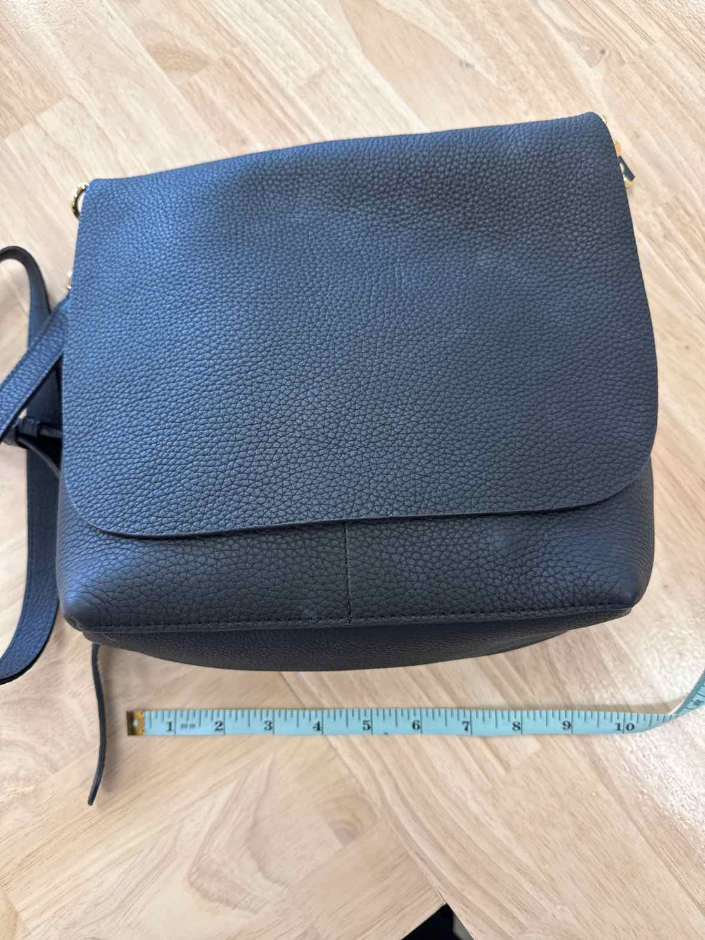 GiGi New York Andie Black Leather Crossbody