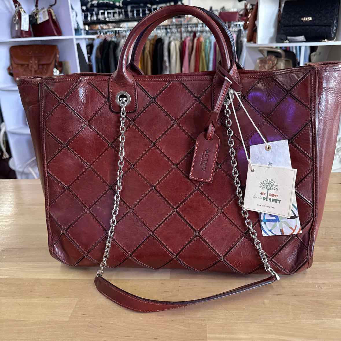 Old Trend Brown Tote Leather New Handbag