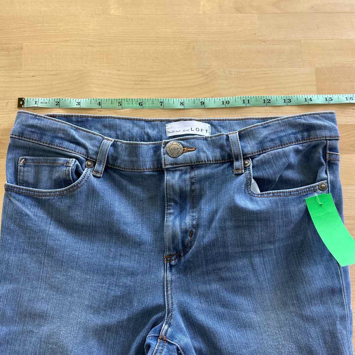 Loft Size 6 Blue Preloved Jeans