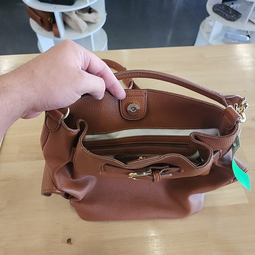On 34th Somynn Solid Large Handbag, Exclusively at Macy's - Roasted Spice