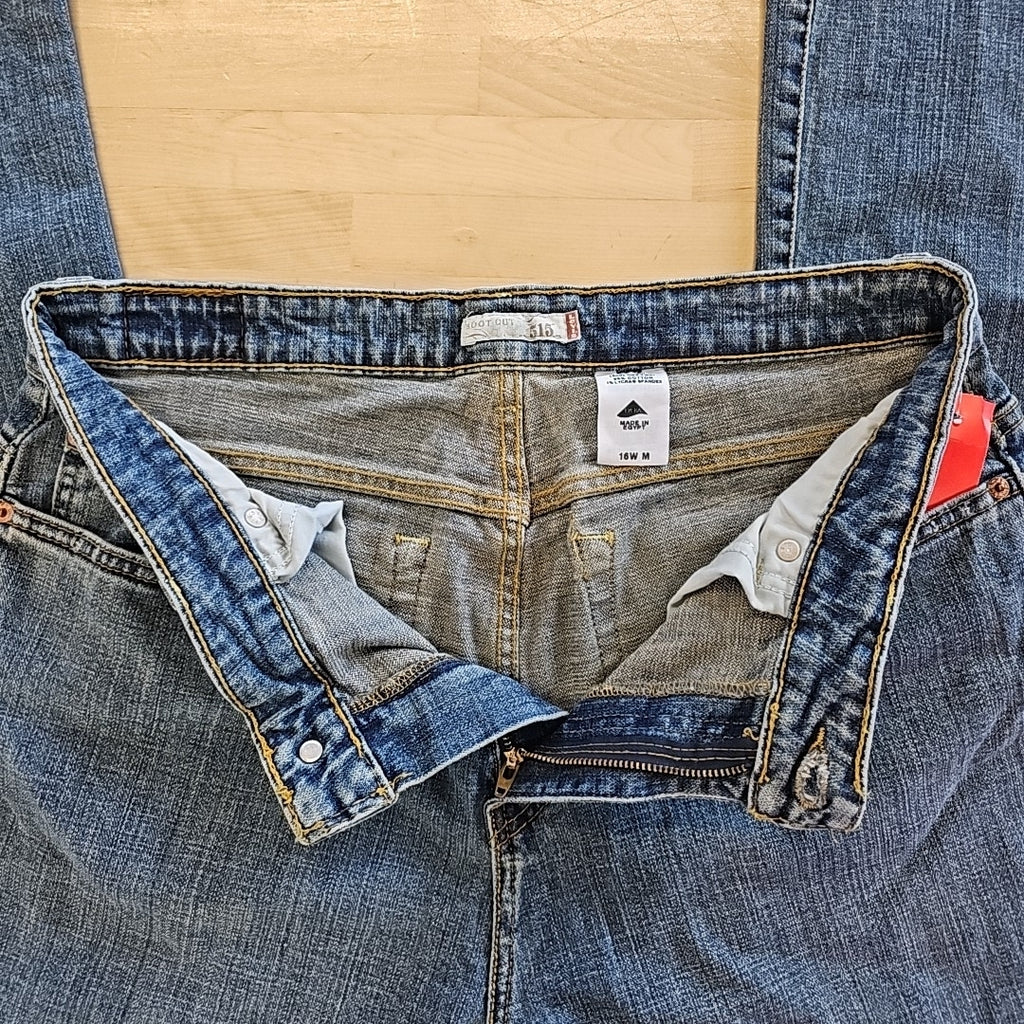 Levi's Size 16 Blue Denim Preloved Jeans