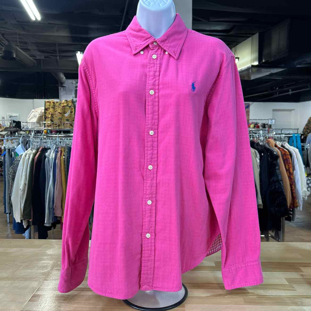 Ralph Lauren Size XL Pink Preloved Button Down LS