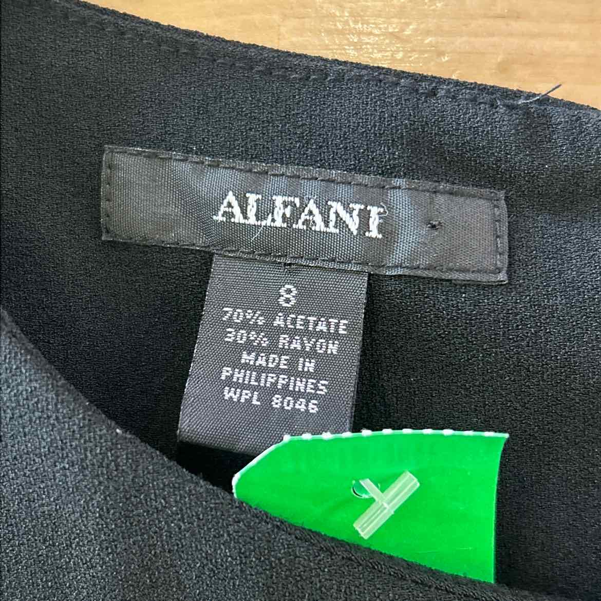 Alfani Size 8 Black Preloved Dress