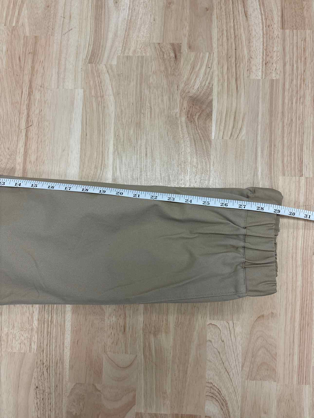 Galaxy Size M Basic Stretch Twill Joggers - Khaki