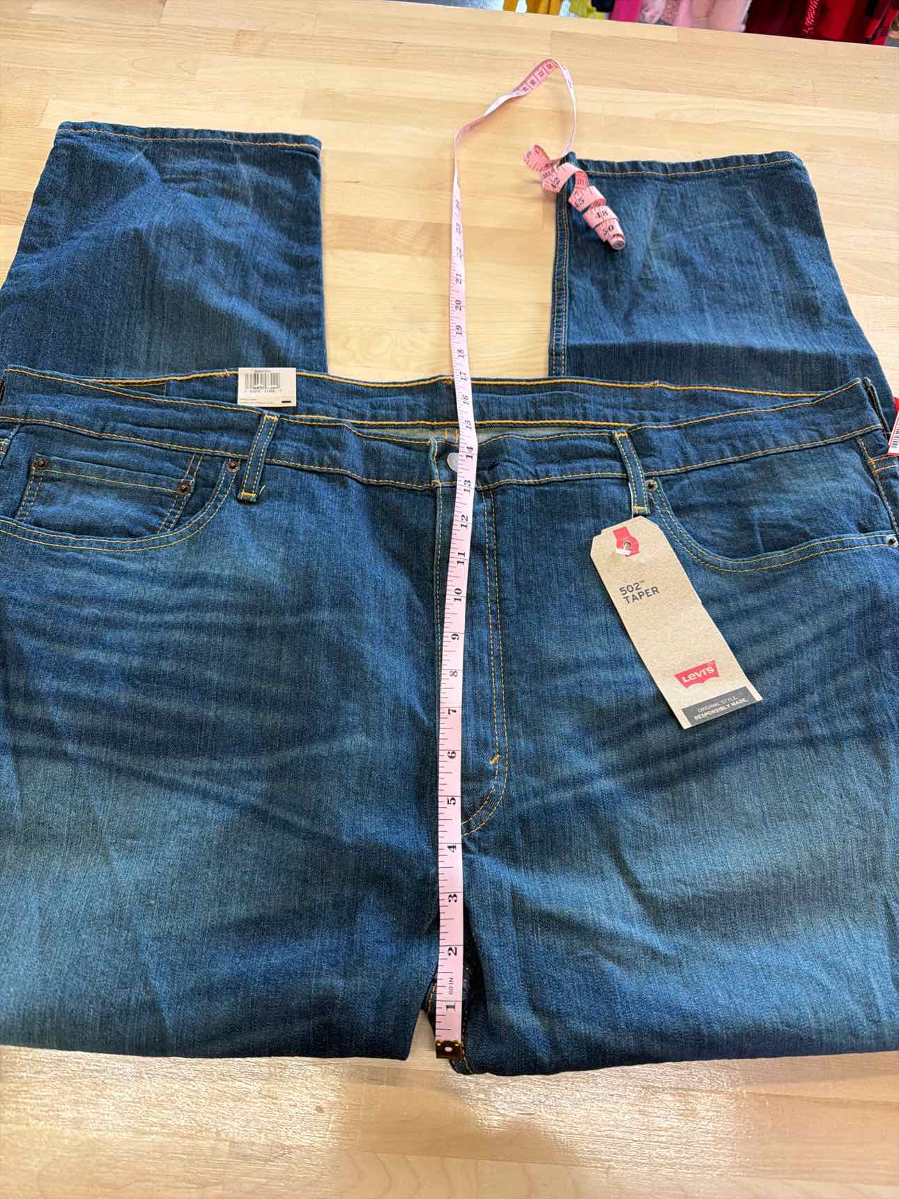 Levi's Big and Tall Mens 502 Regular Tapered Fit Jeans, 48 32, Blue