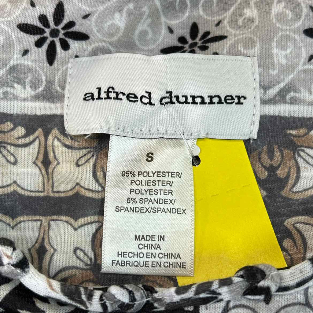 Alfred Dunner Size S Gray Preloved Blouse LS