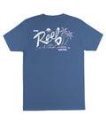 Reef Men's Honeymoon Short Sleeve T-shirts - Dutch Blue