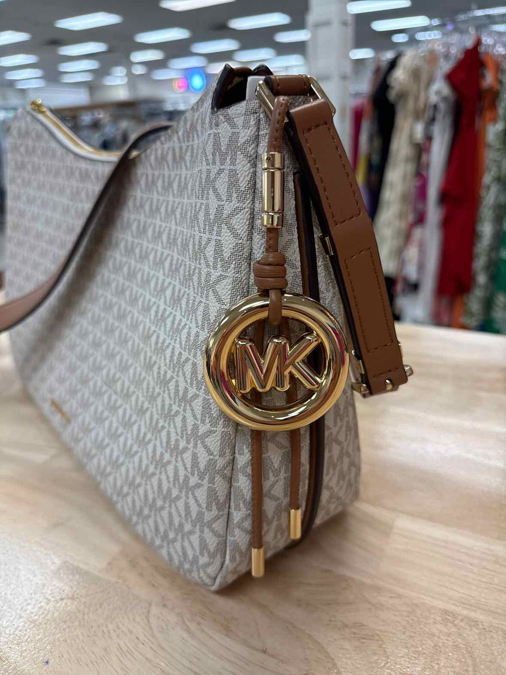Michael Kors Cream Shoulder Preloved Nolita Handbag