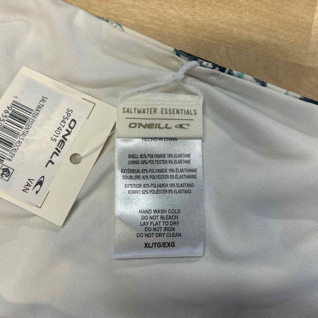 O'Neil Size XL Printed Bikini Bottoms - Vanilla