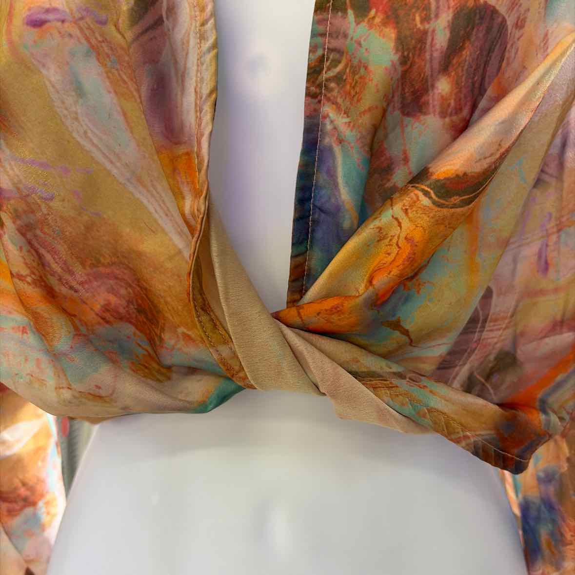 Pretty Little Thing Size 8 Multi-Color New Crop Top