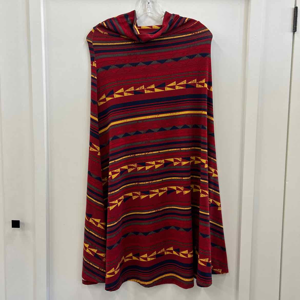 LulaRoe Size XXS Red Poncho