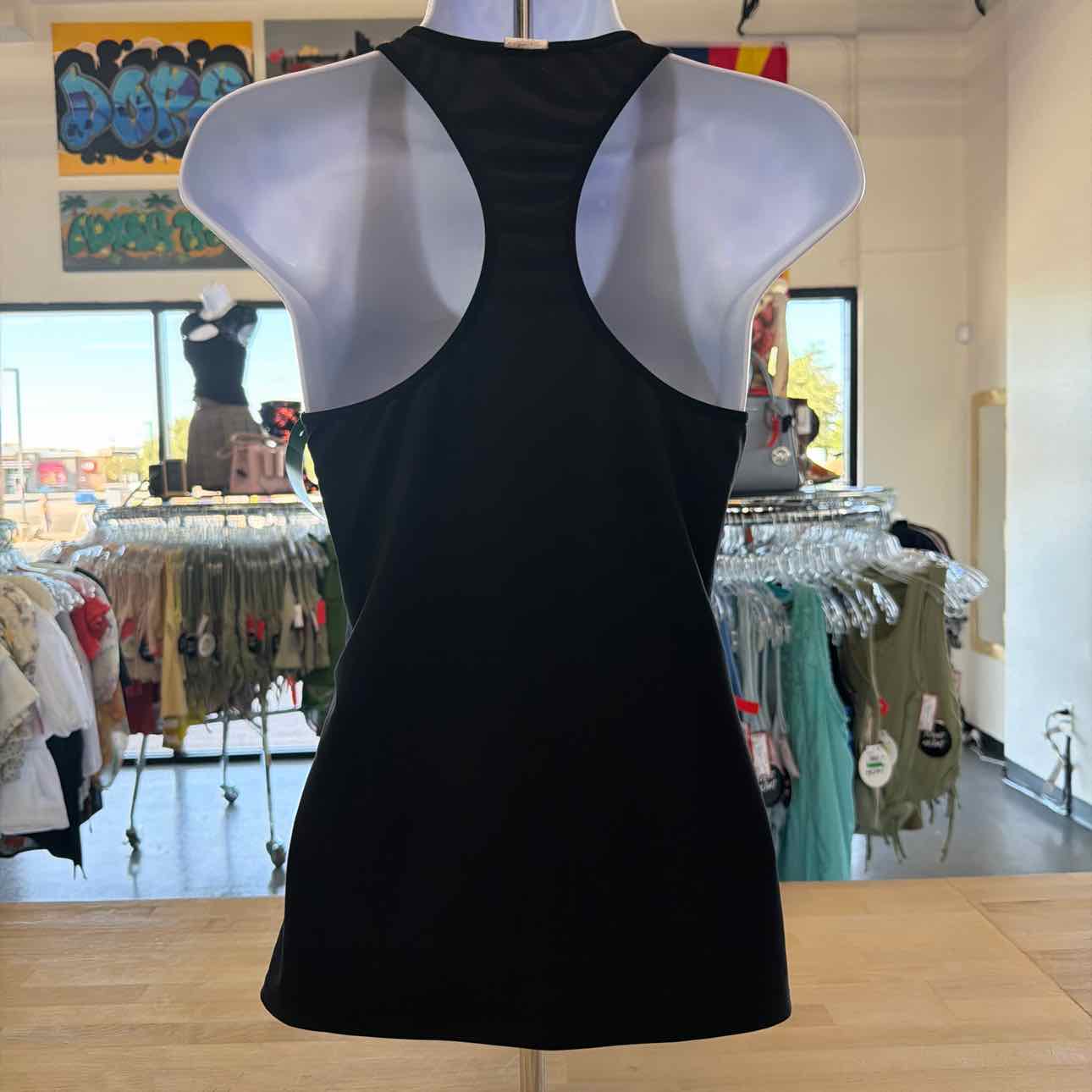 Fabletics Size S Black Preloved Athletic Tank