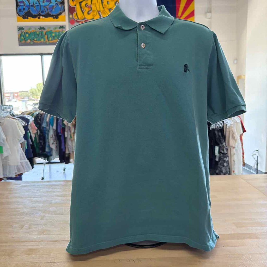 Cricket & Co Size XL Green Preloved MENS Polo